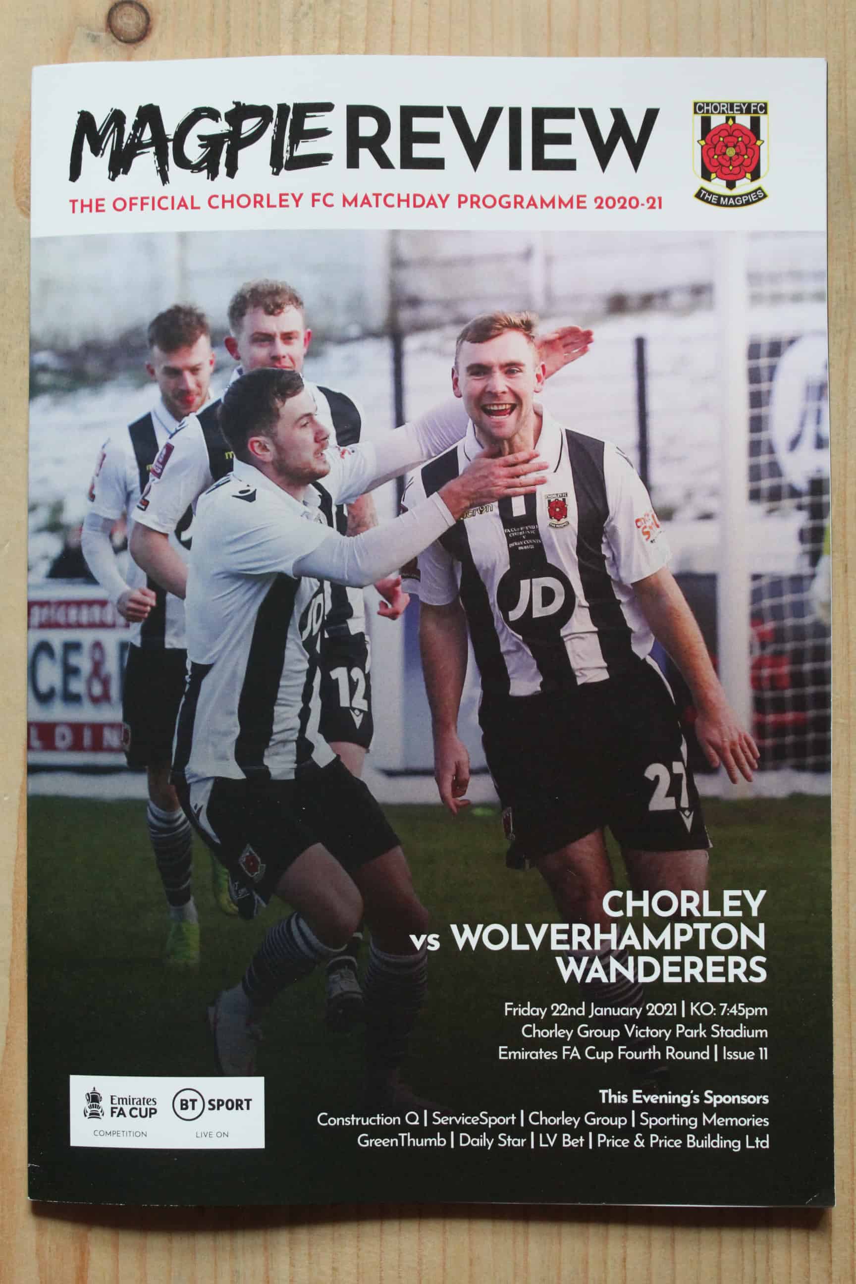 Chorley v Wolverhampton Wanderers FC